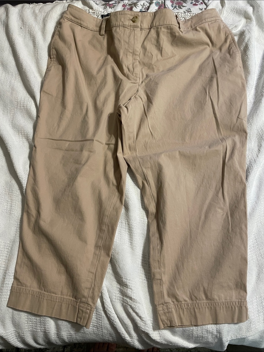 Talbots Beige Capris - Picture 1 of 5